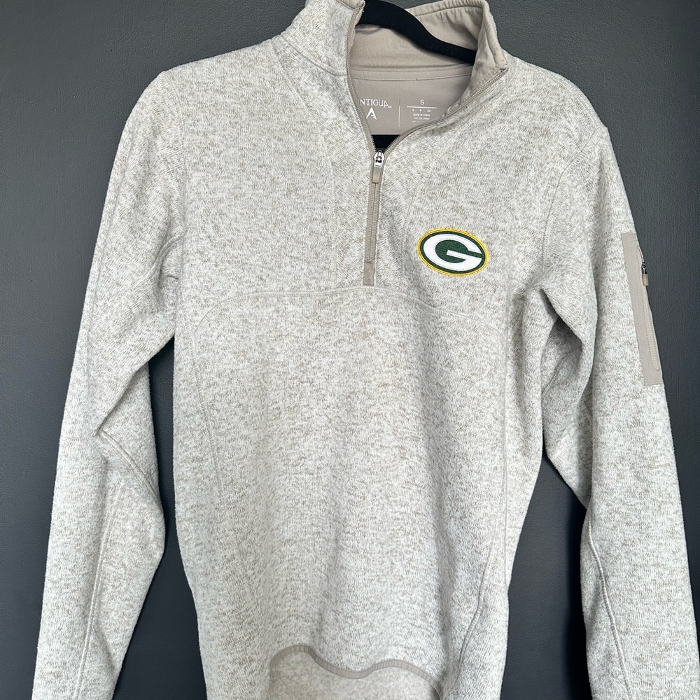 Women's Gray Quarter-Zip Pullover